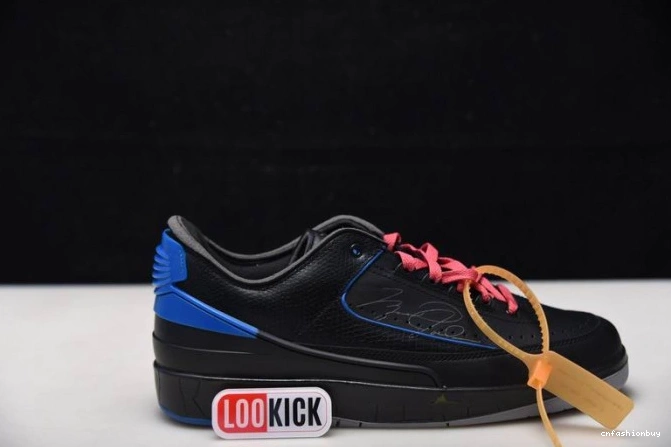 Retro Jordan DJ4375-004 SP Black Low Off-White 2 Blue 0829